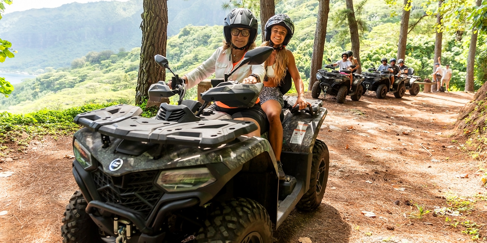 En Quad, découvrez les chemins de Moorea