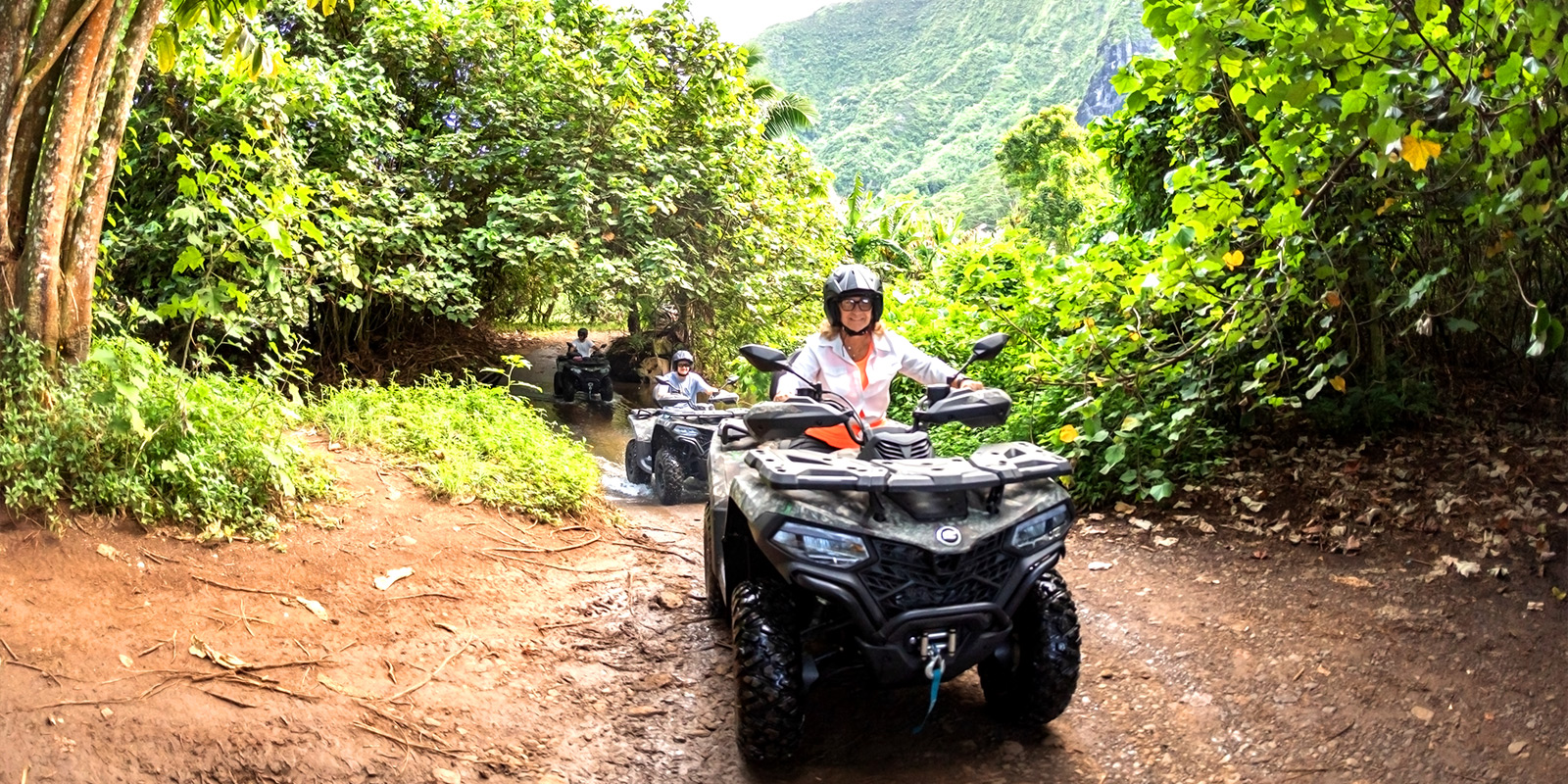 En Quad, découvrez les chemins de Moorea