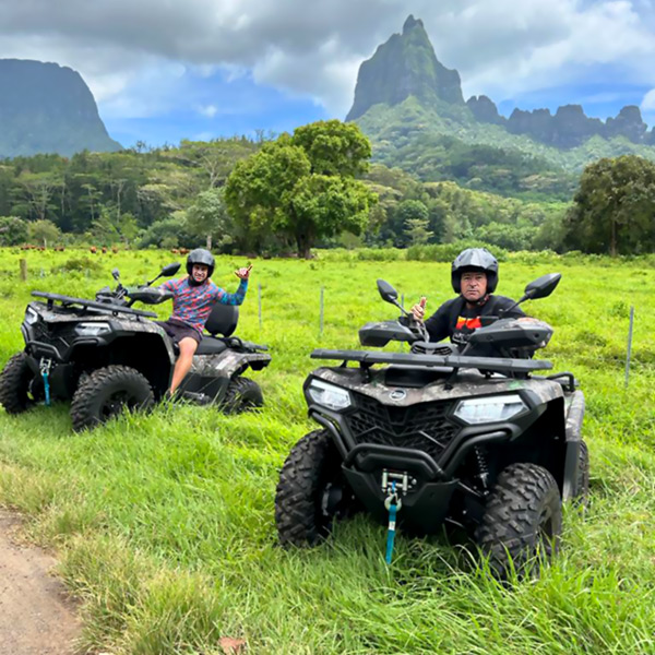 Plus d'informations à propos du Quad à Moorea